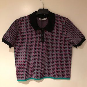 ISO Zara matching knit top and skirt coord